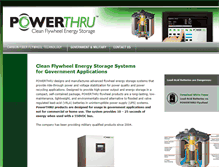 Tablet Screenshot of power-thru.com